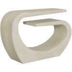 Made in meubles - console en mdf blanc effet béton danaé Made in meubles - console en mdf blanc effet béton danaé