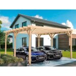 Maderland carport en bois autoportant ? modèle nîmes ? 600 x 400 cm Maderland carport en bois autoportant ? modèle nîmes ? 600 x 400 cm