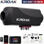 Chauffage diesel 12 / 24v 5kw réchauffeur d'air diesel lcd bluetooth télécommande pour camion bateau ... Chauffage diesel 12 / 24v 5kw réchauffeur d'air diesel lcd bluetooth télécommande pour camion bateau ...