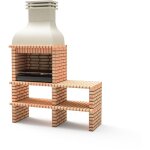 Maestro ferretero - movelar - barbecue prfabriqu  bois et charbon modle benhaddou plus avec support ...