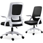 Magicfox - chaise de bureau - fauteuil de bureau ergonomique avec siège et dossier en maille, pivotant, ... Magicfox - chaise de bureau - fauteuil de bureau ergonomique avec siège et dossier en maille, pivotant, ...