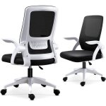 Magicfox - chaise de bureau - fauteuil de bureau ergonomique avec si�ge et dossier en maille, pivotant, ...