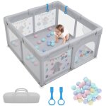 Magicfox - parc b�b� pour enfants - parc de jeux lavable pliable adapt� � l'int�rieur et � l'ext�rieur ...