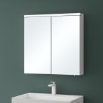 Mai&mai - armoire suspendue de salle de bain avec miroir armoire de toilette meuble miroir avec clairage ...