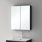 Mai&mai - armoire suspendue de salle de bain avec miroir armoire de toilette meuble murale miroir avec ...