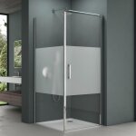 Mai&mai - cabine de douche 80x100x195cm porte auto - levante montage r�versible paroi de douche rectangulaire ...