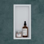 Mai & mai �tag�re murale � carreler 15x30x8, 3cm niche de douche � encastrer en inox
