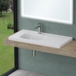 Mai&mai - lavabo vasque à encastrer blanc vasque rectangulaire sans trop - plein 100x50x16. 5cm col3601 ... Mai&mai - lavabo vasque à encastrer blanc vasque rectangulaire sans trop - plein 100x50x16. 5cm col3601 ...