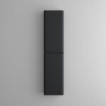 Mai & mai meuble de salle de bains meuble colonne de rangement murale armoire haute 35x20x150cm noir ...