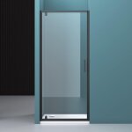 Mai & mai porte de douche paroi de douche en niche transparent pare douche pivotante verre esg 8mm avec ...