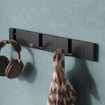 Mai & mai porte manteaux mural en aluminium crochets r�tractables pour salle de bain cuisine chambre ...