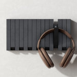 Mai & mai porte manteaux mural en bois crochets r�tractables pour salle de bain cuisine chambre entr�e ...