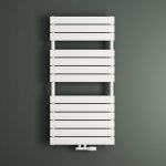 Mai&mai - radiateur � eau chaude mural chauffage central 120x60cm s�che - serviettes blanc en acier inoxydable ...