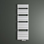Mai & mai radiateur � eau chaude mural chauffage central 160x50cm s�che - serviettes blanc en acier inoxydable ...