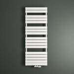 Mai & mai radiateur � eau chaude mural chauffage central 160x60cm s�che - serviettes blanc en acier inoxydable ...