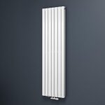 Mai&mai - radiateur � eau chaude mural chauffage central 180x54cm radiateur blanc vertical en acier double ...