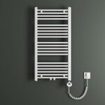 Mai&mai - radiateur de salle de bain electrique 100x60cm blanc s�che - serviettes avec r�sistance chauffante ...