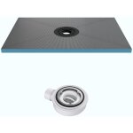 Mai&mai - receveur de douche � carreler xps 80x90cm avec bonde recoupable sur mesure pour douche