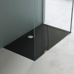 Mai&mai - receveur de douche noir bac  douche 90x140x4cm en acrylique anti - glisse carr extra plat ...