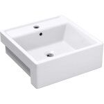 Mai&mai - vasque à encastrer blanc 41cm lavabo en céramique Évier lave mains salle de bain avec trop ... Mai&mai - vasque à encastrer blanc 41cm lavabo en céramique Évier lave mains salle de bain avec trop ...