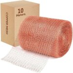 Maille de cuivre, 12, 5 cm 1 m, maille de cuivre 100 % pure, maille anti - rats pour emp�cher les limaces ...