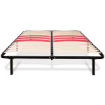 Maison aubertin - sommier cadre  lattes mtal florence - 140 x 190 cm