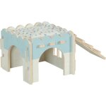 Maison en bois pour rongeurs cosy pour cochon d'inde et octodon