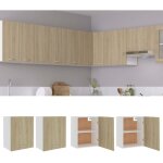 Lot de 2 eléments haut de cuisine suspendues - meubles de cuisine haut chêne sonoma 50x31x60 cm aggloméré ... Lot de 2 eléments haut de cuisine suspendues - meubles de cuisine haut chêne sonoma 50x31x60 cm aggloméré ...