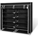 Maison chic - armoire  chaussures avec housse - meuble  chaussures - tagre de rangement 115 x 28 ...