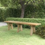 Maison chic - banc de jardin - banquette de jardin - chaise de jardin 160 cm bois de pin massif impr�gn� ...