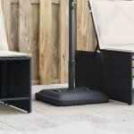 Maison chic - base de parasol - pied de parasol avec poign�es pour m�ts �38 / 48 mm 27 kg carr� 989206 ...