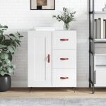 Maison chic - buffet, bahut, armoire de rangement blanc brillant 69, 5x34x90 cm bois d'ingénierie fr150397 ... Maison chic - buffet, bahut, armoire de rangement blanc brillant 69, 5x34x90 cm bois d'ingénierie fr150397 ...