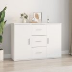 Maison chic - buffet, enfilade, armoire de cuisine blanc 91x29, 5x65 cm bois d'ingénierie qwe58992 design ... Maison chic - buffet, enfilade, armoire de cuisine blanc 91x29, 5x65 cm bois d'ingénierie qwe58992 design ...
