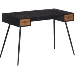 Maison chic - bureau - table de travail - bureau d'ordinateur 117x56, 5x75 cm teck massif rcupr 322859 ...