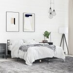 Maison chic - cadre de lit sans matelas - structure de lit noir 120x190 cm 344596