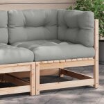 Maison chic - canapé d'angle de jardin avec coussins - salon de jardin sofa extérieur bois de pin solide ... Maison chic - canapé d'angle de jardin avec coussins - salon de jardin sofa extérieur bois de pin solide ...