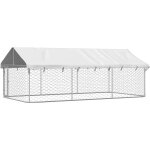 Maison chic - chenil extrieur avec toit parc enclos pour chiens cage nich 400x200x150 cm rebsw184379 ...