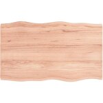 Dessus de table plateau de table plan de travail bois chêne massif traité bordure assortie bzthbs204812 ... Dessus de table plateau de table plan de travail bois chêne massif traité bordure assortie bzthbs204812 ...