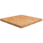 Dessus de table plateau de table plan de travail carré marron clair 70x70x4cm bois chêne traité bzthbs422883 ... Dessus de table plateau de table plan de travail carré marron clair 70x70x4cm bois chêne traité bzthbs422883 ...