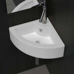 Maison chic - lavabo avec trou de trop - plein 45x32x12, 5 cm blanc 224078