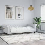 Maison chic - lit de jour - canap - lit blanc 100x200 cm similicuir 858058