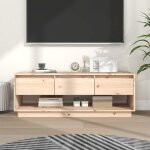 Maison chic - meuble tv - banc tv - meuble tl 110, 5x34x40 cm bois de pin massif 504481