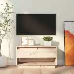 Maison chic - meuble tv - banc tv - meuble tl 74x34x40 cm bois de pin massif 263119
