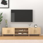 Maison chic - meubles tv - banc tv - meuble t�l� ch�ne sonoma 180x31, 5x40 cm bois d'ing�nierie 664979 ...