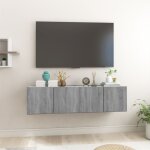 Maison chic - meuble tv - banc tv - meuble télé suspendu gris sonoma 2 pcs 60x30x30 cm bois d'ingénierie ... Maison chic - meuble tv - banc tv - meuble télé suspendu gris sonoma 2 pcs 60x30x30 cm bois d'ingénierie ...