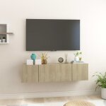 Maison chic - meubles tv suspendus 2 pcs - banc tv - meuble télé muraux chêne sonoma 60x30x30 cm 562932 ... Maison chic - meubles tv suspendus 2 pcs - banc tv - meuble télé muraux chêne sonoma 60x30x30 cm 562932 ...