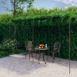 Maison chic - pergola de jardin, tonnelle de jardin, barnum marron antique 6x3x2, 5 m fer asaf96432 design ...