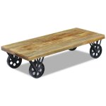 Maison chic - table basse - table salon - table d'appoint bois de manguier 120x60x30 cm 730541