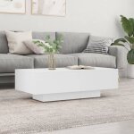 Maison chic - table basse table de salon bout de canapé blanc 100x49, 5x31 cm bois d'ingénierie 31891 ... Maison chic - table basse table de salon bout de canapé blanc 100x49, 5x31 cm bois d'ingénierie 31891 ...