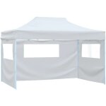 Maison chic - tente de rception, tonnelle et pergola de jardin, barnum pliable avec 3 parois 3x4 m acier ...